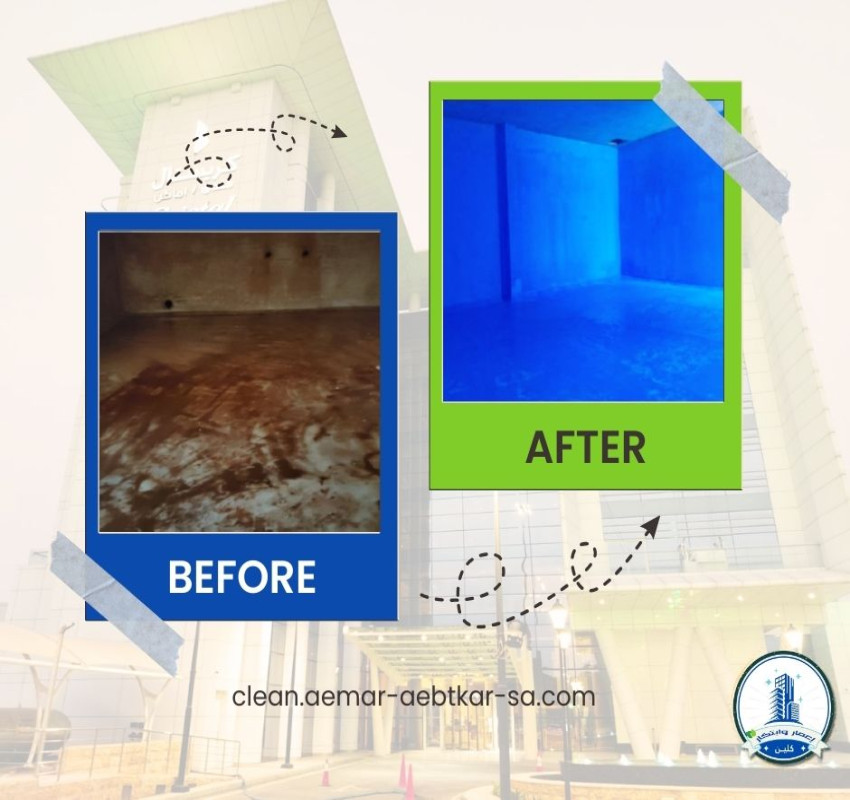 Cleaning and insulation of the crystal water tank of Crystal Hotel