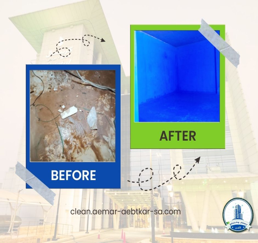 Cleaning and insulation of the crystal water tank of Crystal Hotel